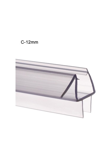 Banyo Kauçuk Donanım Pencere Contası Cam Kapı Hava Şeridi Su Bölmesi Sızdırmazlık Şeritlerini Önleyin C-12mm