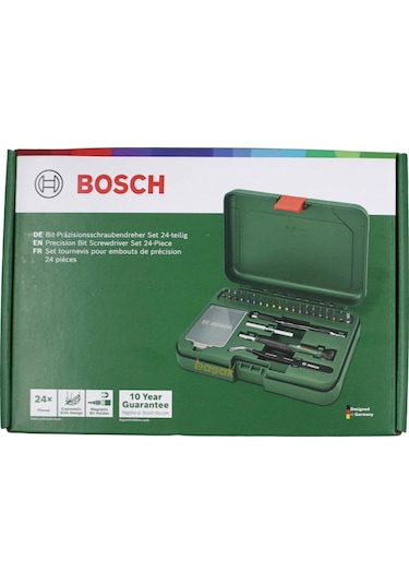 Bosch 24'lü Hassas Tornavida Seti Mikro Bits Uçlu Elektronik Tamir Takımı 1600a039ht