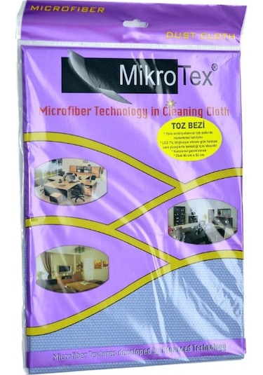 Mikrotex Mikrofiber Toz Bezi 3 Adet Mavi 40 x 50 CM