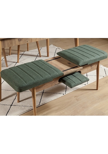 Ahşap Açılır Bench Atlantik Yeşil