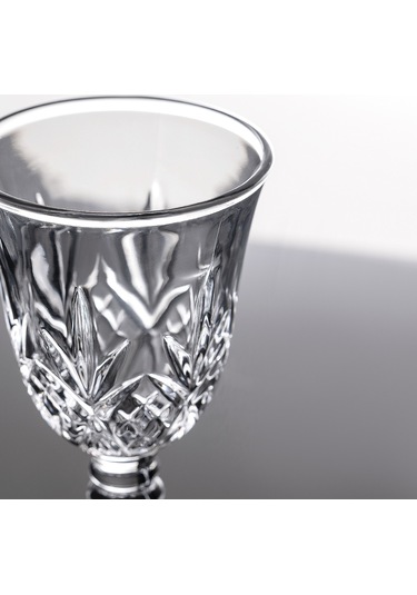 Madame Coco Dublin 4'lü Şarap Kadehi Seti - 240 Ml - Şeffaf 8684427129685 Çok Renkli