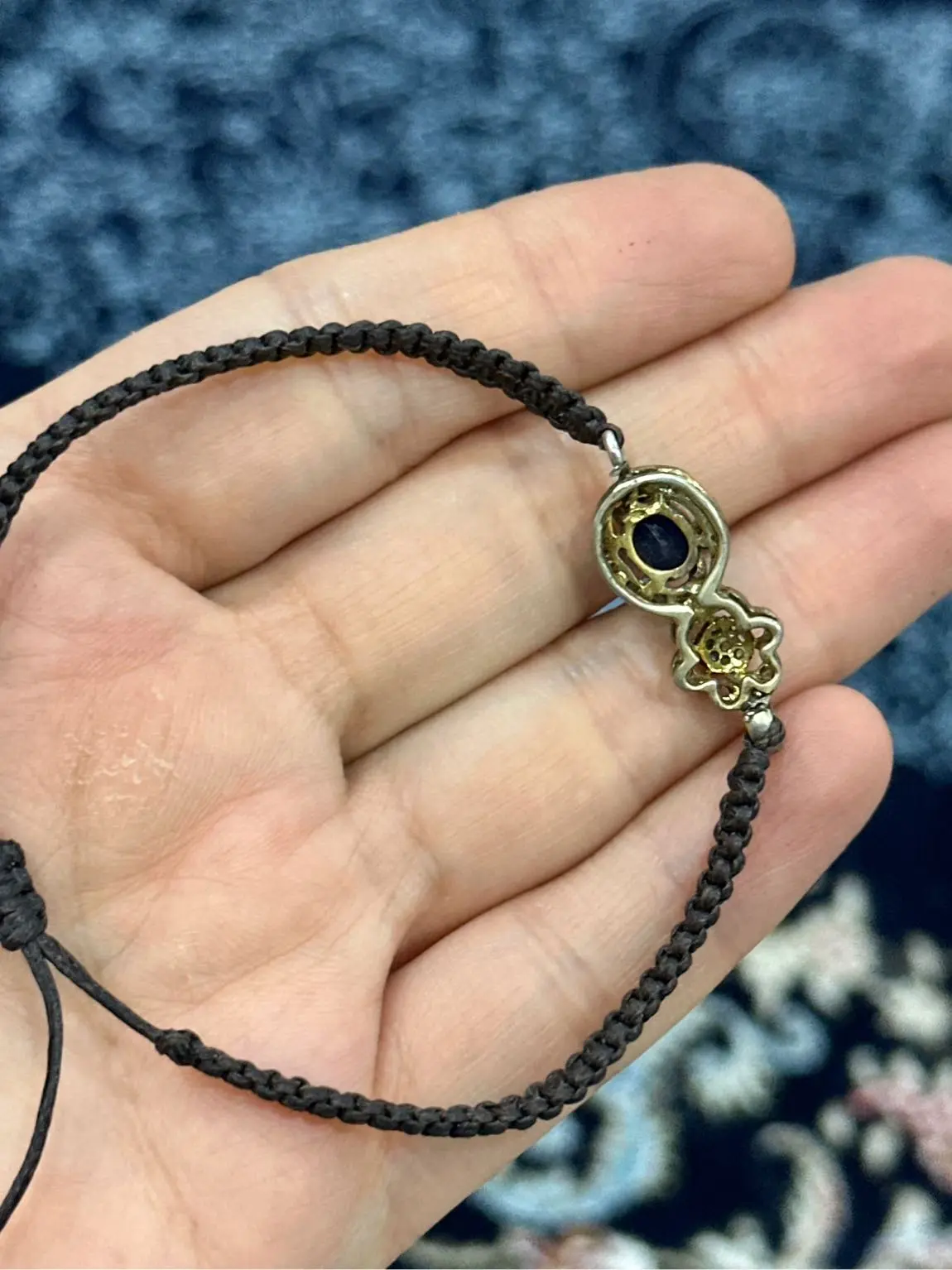 Safir Elmas Örgü Bileklik