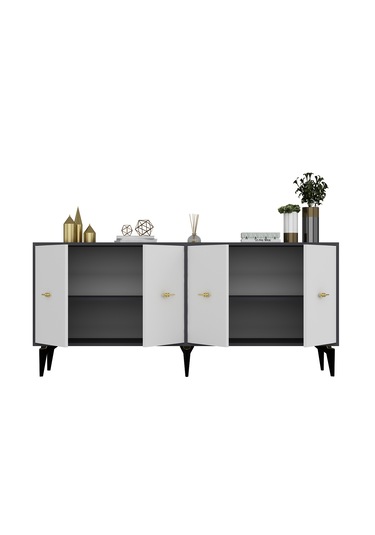 Sintaa 180 Cm Konsol Kx180 Antrasit-beyaz