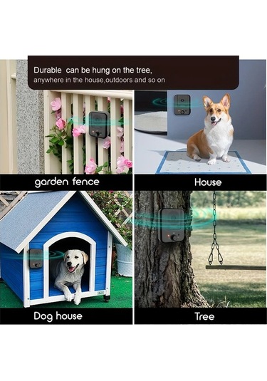 Willowhaven K4 Siyah Model 3 Modlu Ses Dalgası Teknolojili Köpek Havlama Önleyici İç Ve Dış Mekan