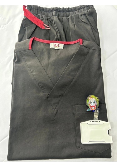 Doktor Hemşire Scrubs Üniforma Ligralı