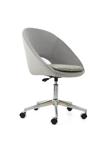 Just Home Olivya Çalışma Sandalyesi - Gri Gri