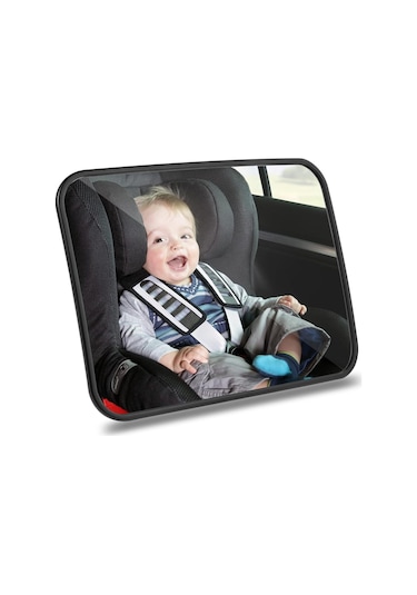 Romon Bebek Araba Aynası, 360 Döndürülebilir, Kırılmaz, Geniş Görüş Açılı Arabada Bebek Var Sticker
