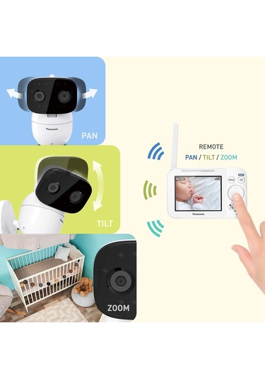 Panasonic Bebek Monitörü Kameralı Ve Sesli - Kx-hn4101w Beyaz