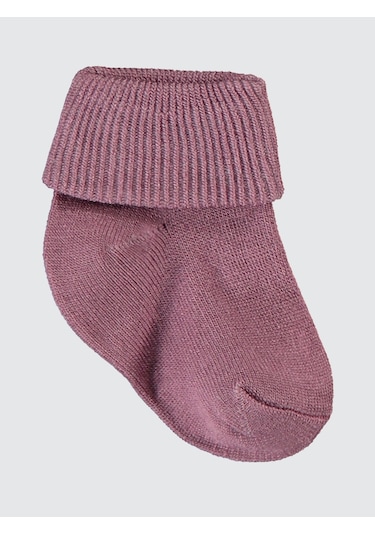 Civil Baby Kız Bebek 3'lü Çorap Set 0-24 Ay Pudra Pudra