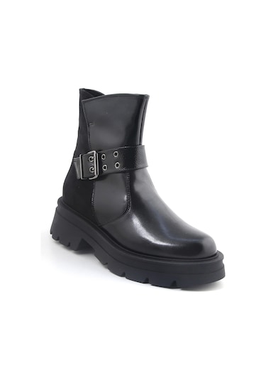 Bot Kadın 9p5461ry Comart 5461 Vitello Ry Nero Siyah