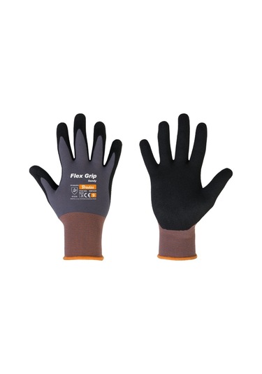 12 Üründen Oluşan Set. Flex Grıp Sandy Nitril Eldiven, 11 Numara