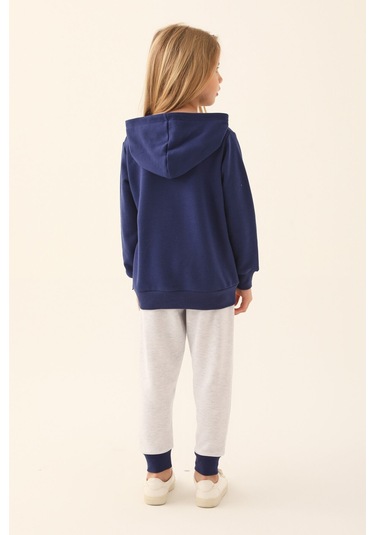 Frozen Parlament Kız Çocuk Eşofman Takımı Mavi