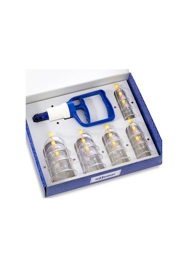 Kupamat Hacamat Kupa Masaj Seti 15 Adet Çok Renkli