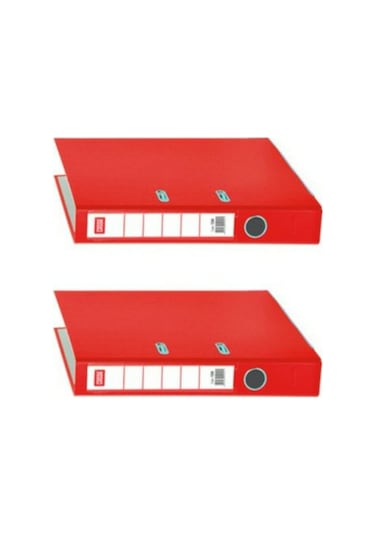 Cassa Plastik Dar Klasör Kırmızı Renk 7290