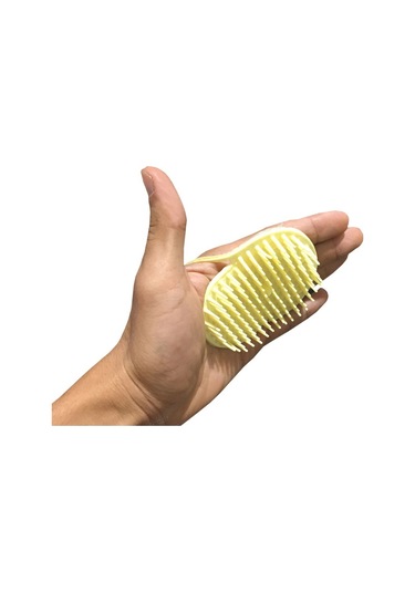 Saç Masaj ve Yıkama Kauçuk Tarak Kırmızı 2 Adet