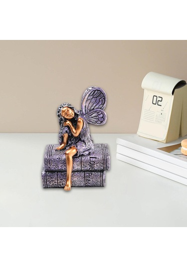 Suntek Melek Kız Heykeli Figürü Masa Orta Parçası Heykel İsteğe Bağlı