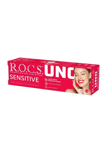 Rocs Uno Sensitive Hassas Dişlere Özel Diş Macunu 60 ML
