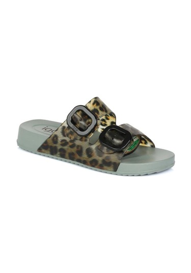 Habana S10336 Verde Çift Tokalı Kadın Terlik 001