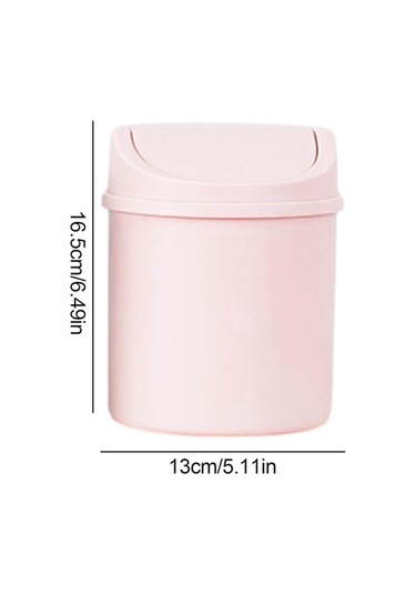 Fastbuy Mini Çöp Kovası Kapaklı Yaratıcı Küçük Masaüstü Çöp Kovaları, Küçük Çöp Kovası