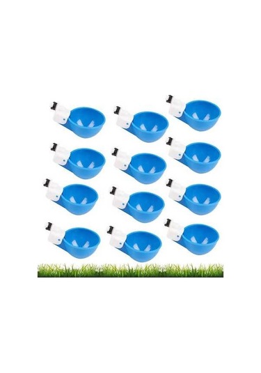 Pazly Otomatik Kümes Hayvanı Suluk Seti - 12 Adet Pp Plastik Su Kabı Tavuk, Ördek, Kaz, Hindi İçin