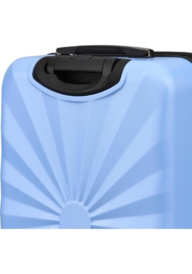 Büyük Boy %100 Polikarbon Valiz 4x2 Teker Mavi 1809 Mavi