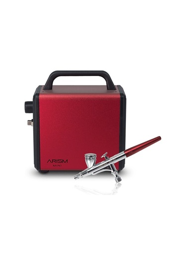 Sparmax Kırmızı Arism Mini Hb-040 Airbrush Seti