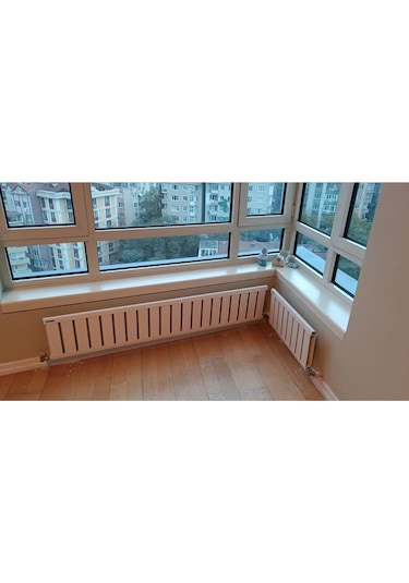 Alüminyum Panel Radyatör Klasik 300x5 Ral 9010 Kırık Beyaz