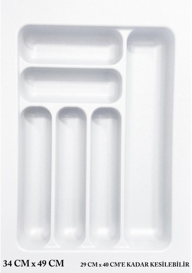 Starax Çekmece İçi Kaşıklık Beyaz En 44 CM Derinlik 49 CM