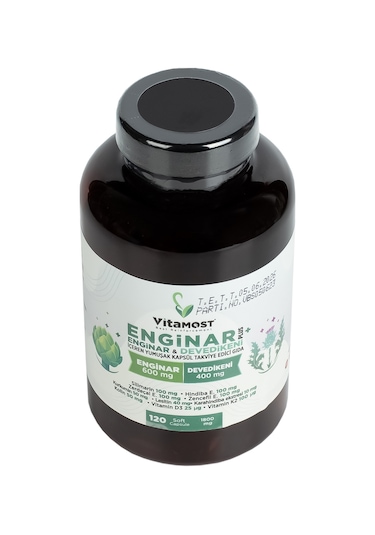 Vitamost Enginar Plus 120 Softjel Kapsül
