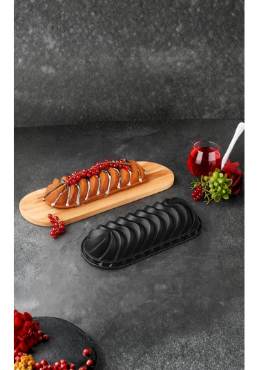 Safir Baton Kek Kalıbı 32 Cm Siyah