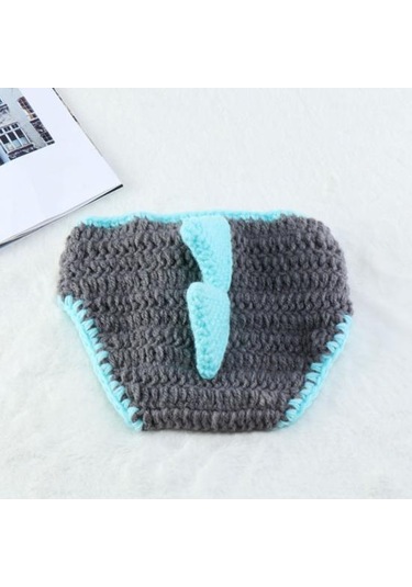 1 Takım Bebek Fotoğrafçılığı Giyim Karikatür Tasarım Tüm Uyumlu Yumuşak Yenidoğan Fotoğraf Süt Pamuk Takım Elbise Doğum Günü İçin B Yeşil