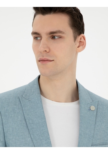 Pierre Cardin Erkek Açık Mavi Ceket 50285244-vr003