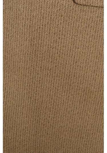 Çizgili Kırçıl Desen Tek Düğme 6 Drop Slim Yelekli Erkek Takım El