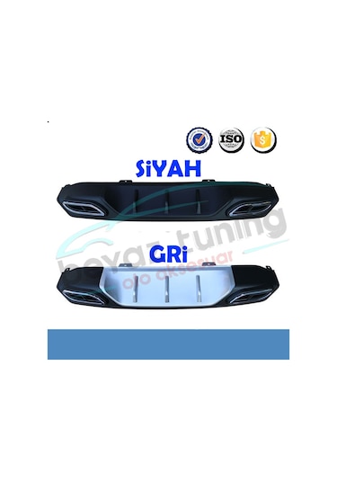 Honda Civic Fc5 Arka Difüzör Tampon Plastik  Amg Model 201