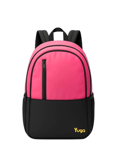 Yuga Dört Gözlü Sırt Çantası Neon Pembe