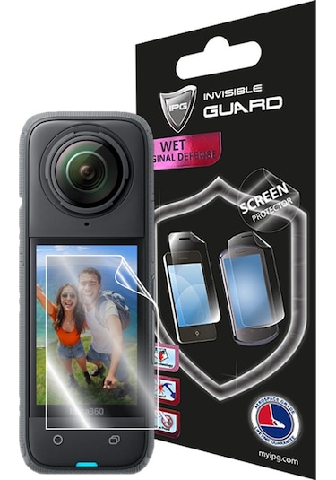 Insta360 X4 360 Action Kamera İle Uyumlu Ipg Hydrogel Ekran Koruyucu 2 Adet