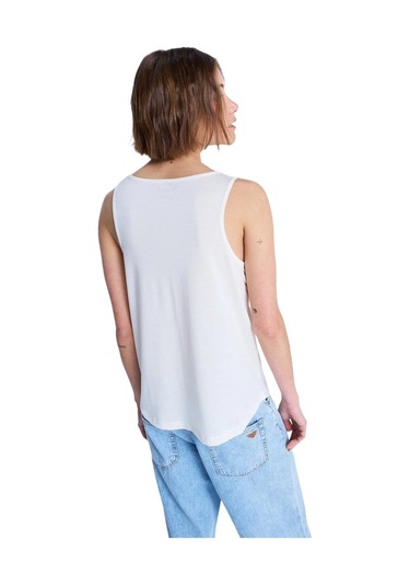Roxy Surfclassic Tan Kadın Tişört Beyaz