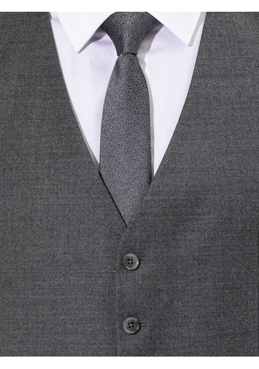 Cacharel Gri Slim Fit Yelek