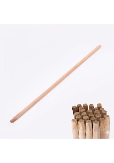 Şeylişeyler - 150 Cm Ahşap Fırça Ve Vileda Sapı 1 Adet