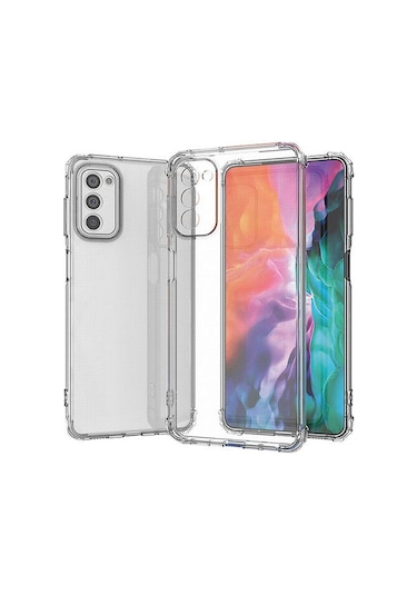 Prolysus Samsung Galaxy Uyumlu S20 Fe Kılıf Anti Shock Etkili Şeffaf Silikon Kılıf