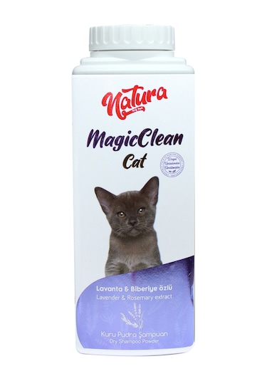 Natura Magic Clean Cat Kuru Pudra Kedi Şampuanı 150 G