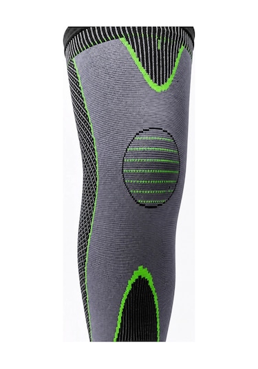 Ergonomik Uzun Spor Dizliği Esnek Kumaşlı Tam Boy Kompresyon Desteği