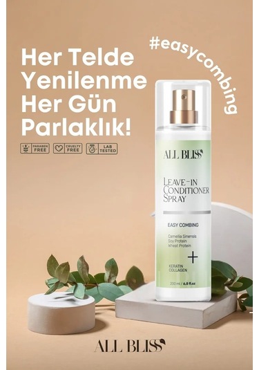 Durulanmayan Saç Bakım Spreyi 200 Ml