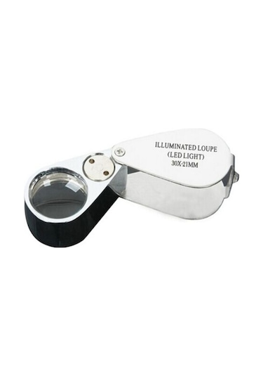 Büyüteç Mg21007 30x21mm Işıklı Lüp