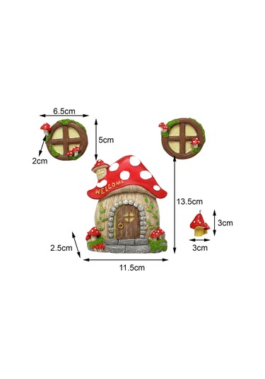 Suntek Peri Bahçe Teraryum Süsleri Için Ağaçlar Mini Peri