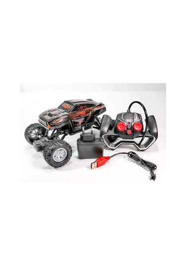 Ethem Oyuncak Rock Crawler Colorful Cool Lights Uzaktan Kumandalı Araba Lh-c026 Turuncu