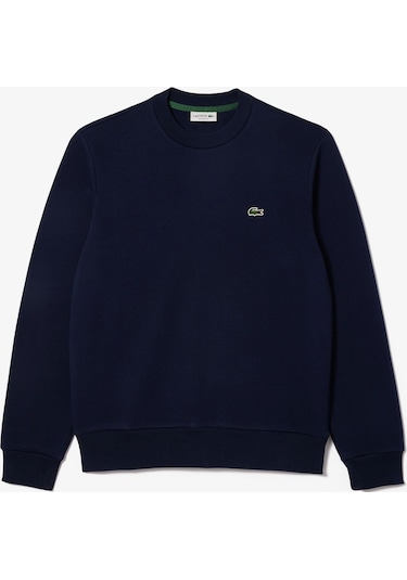 Lacoste Erkek Regular Fit Bisiklet Yaka Sweatshirt Lacivert