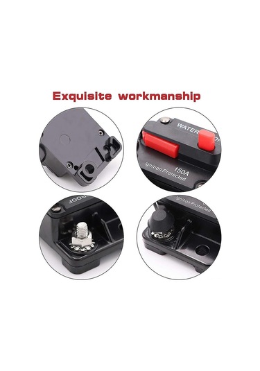 Singree "su Geçirmez 50a Manuel Resetli Deniz Teknesi Ve Atv Devre Kesici - 12-48v" Diğer