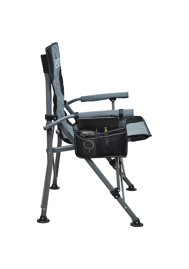 Oslo Lüks Katlanabilir Kamp Sandalyesi Gri