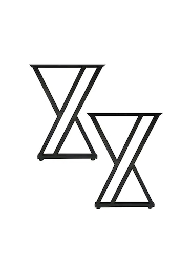 Metal Masa Ayağı 1,5mm Kalınlık 52x72cm Bingolu Metal Ayak Takımı